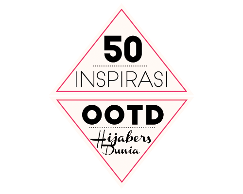 50 Inspirasi OOTD Hijabers Dunia